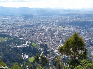 Bogota vue du Monserrate